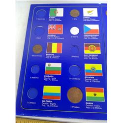 COINS OF THE WORLD - IN GULF OIL HOLDER