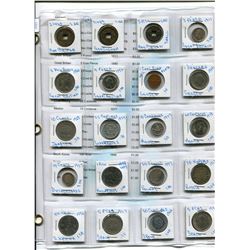 COINS OF THE WORLD - SHEET 1