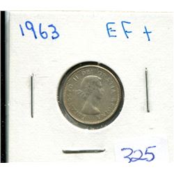 1963 10 CENT EF+