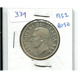 1952 CANADA FIFTY CENT