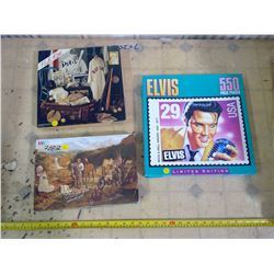 LOT OF 3 JIGSAW PUZZLES