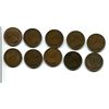 Image 1 : LOT OF 10 KING GEORGE V ONE CENTS 1917-1918-1919
