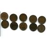 Image 2 : LOT OF 10 KING GEORGE V ONE CENTS 1917-1918-1919
