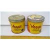 Image 2 : 2 VOGUE CIGARETTE TOBACCO TINS