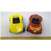 Image 1 : YELLOW AND RED TONKA TOY CARS