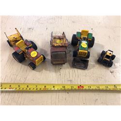 3 TONKA TRACTORS AND ONE TRUCK