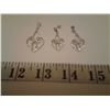 Image 2 : SILVER CUBIC ZINCONIA - SET OF PENDANT AND EARRINGS