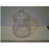 Image 1 : LARGE JAR WITH LID - 11" TALL