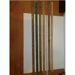 6 YARD STICKS - SASKATOON, BIGGAR, HAFFORD, ETC.
