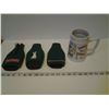 Image 1 : PILSNER MUG AND 3 BEER HOLDERS