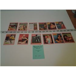 1950S AND 1960S MEN'S MAGAZINE COVERS - COMPLETE SET - SERIES 11 #2685 LIMITED EDITION OF 3000