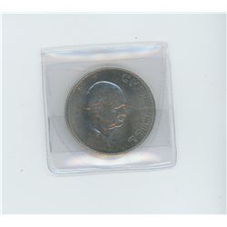 1965 CHURCHILL/ QUEEN ELIZABETH COMMEMORATIVE COIN
