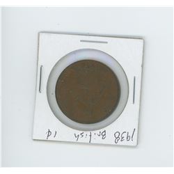 1938 BRITISH PENNY