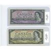 Image 1 : 1954 10 DOLLAR BILL & 1954 20 DOLLAR BILL