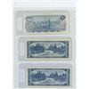 Image 2 : THREE FIVE DOLLAR BILLS (2 1954 CUNC 63 ESTATE, 1 1972 CUNC 63 ESTATE)