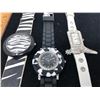 Image 2 : 3 GENOVA WATCHES - ZEBRA PRINT AND WHITE COWBOY BOOT