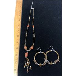 NECKLACE AND EARRINGS