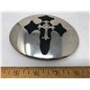 Image 1 : SILVER CROSS BELT BUCKLE