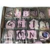 Image 2 : SELF ADHESIVE 1 1/2" PINK CUTOUT LETTERS