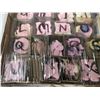 Image 5 : SELF ADHESIVE 1 1/2" PINK CUTOUT LETTERS