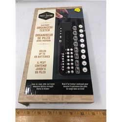 BATTERY ORGANIZER AND TESTER