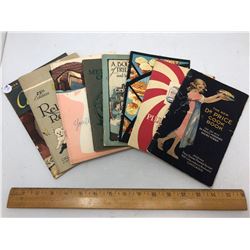 8 VARIOUS BOOKLET COOK BOOKS, 1921-47, PAGES 46-83