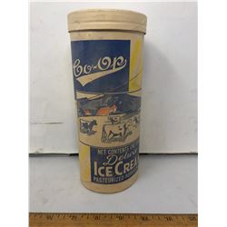TALL CO-OP ICE CREAM CONTAINER 1 QUART LIKE NEW