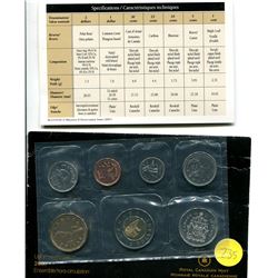 2007 - SEVEN COIN UNCIRCULATED P/L SET WITH CURVED SEVEN DIME