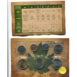 2011 - ROYAL CANADIAN MINT UNCIRCULATED SEVEN COIN SET