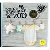 Image 2 : 2019 - BABY GIFT SET - STANDARD 4 COINS, PLUS $1.00 WELCOME TO THE WORLD