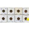 Image 1 : EIGHT UNITED STATES ONE CENT ERROR COINS