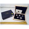 Image 1 : 2010 - 92.5 SILVER LIMITED EDITION PROOF SET WITH MAPLE WOOD CASE