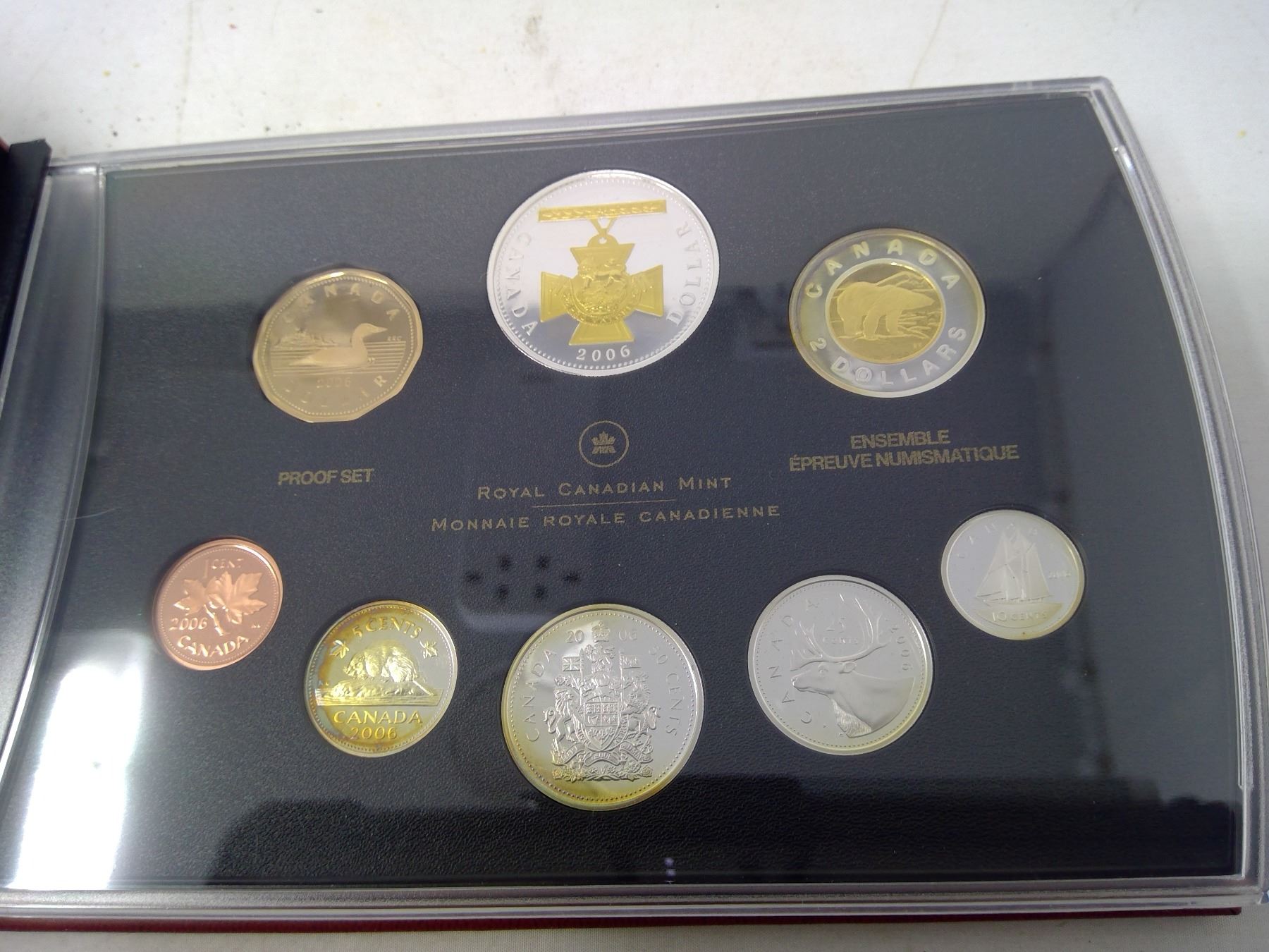 2006 - PROOF SET - 150TH ANNIVERSARY OF VICTORIA CROSS - 99.99% SILVER ...