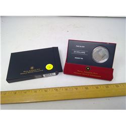 2006 - $20.00 FINE SILVER COIN - NOTRE DAME BASILICA