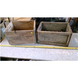 DREWRY DIVIDED POP BOTTLE CASE