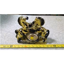 HORSE BAROMETER CERAMIC