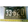 Image 2 : MATCHED PAIR OF 1928 SASK. PLATES
