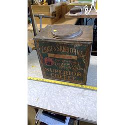 CASE AND SANBORN COFFEE TIN