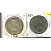 Image 2 : 1958 CANADIAN SILVER DOLLAR, 1959 CANADIAN SILVER DOLLAR