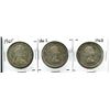 Image 2 : 1962, 1963, 1965 CANADIAN SILVER DOLLAR