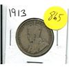 Image 1 : 1913 CANADIAN FIFTY CENT COIN