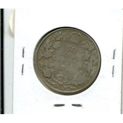 1916 CANADIAN FIFTY CENT COIN