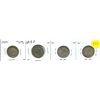Image 1 : 1935, 36, 37, 39 CANADIAN TWENTY-FIVE CENT COIN