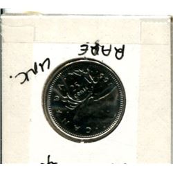 1991 CANADIAN TWENTY-FIVE CENT COIN UNCIRCULATED