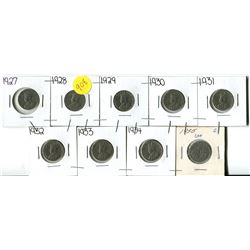 1927-35 CANADIAN FIVE CENT COIN