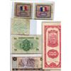 Image 2 : 1958 GOVERNMENT OF HONG KONG ONE DOLLAR, 1944 FIVE FRANCS AND TEN FRANCS OCCUPATION WAR TIME BANK NO