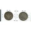 Image 2 : 1901 USA BARBER HALF DOLLAR, 1929D USA LIBERTY WALKING HALF DOLLAR