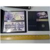 Image 2 : 1989 AND 2001 TEN DOLLAR UNCIRCULATED BANK NOTES IN BLACK CASE