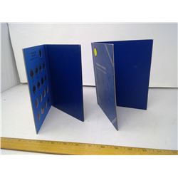 BLUE WHITMAN FOLDER - CANADIAN NICKELS 1922 - 1958, BLUE WHITMAN FOLDER - CANADIAN NICKELS 1961 - 19