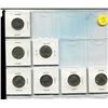 Image 4 : PAGE OF CANADIAN SILVER DOLLARS 1968-1982, 1973 CANADIAN QUARTER, AMERICAN QUARTERS & BUFFALO NICKEL